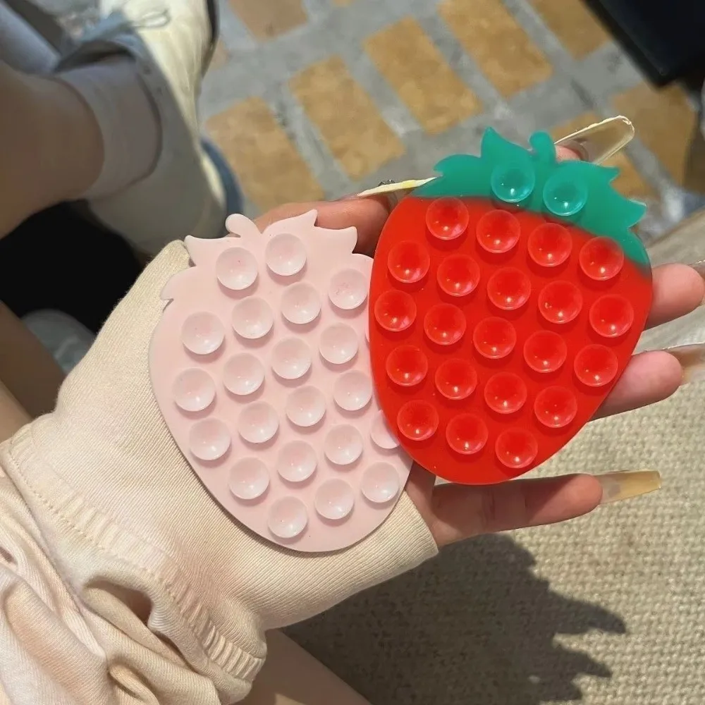 Strawberry Mobile Phones Sucker Support Portable Universal Phone Stand Car Navigation Bracket Suction Cup Mount Phone Fixed Pad
Strawberry Mobile Phones Sucker Support Portable Universal Phone Stand Car Navigation Bracket Suction Cup Mount Phone Fixed Pad