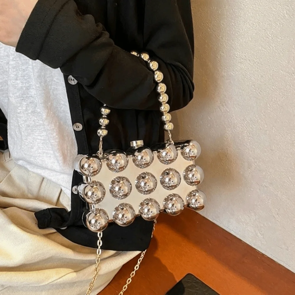 Acrylic Acrylic Box Clutch Purse Glossy Finish Snap Closure Beaded Evening Bag Metallic Ball Bead Hard Case Mini Purse Weddings
Acrylic Acrylic Box Clutch Purse Glossy Finish Snap Closure Beaded Evening Bag Metallic Ball Bead Hard Case Mini Purse Weddings