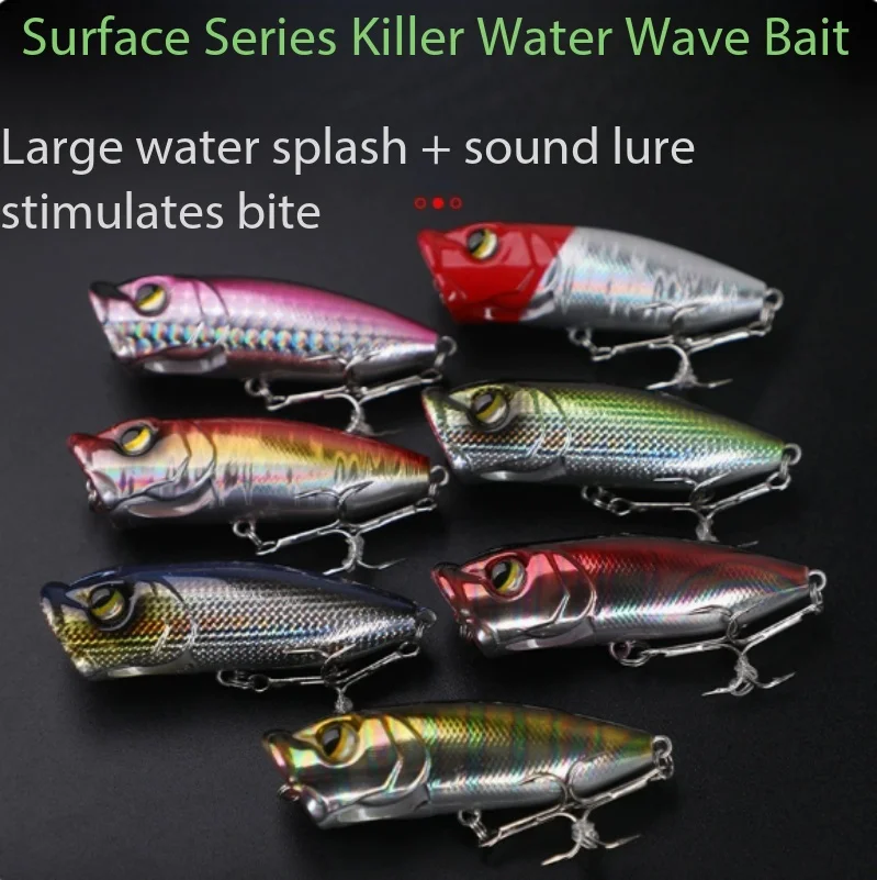 Luminous Reinforced Topwater Popper Hard Lure 7cm 11.5g Super Long Casting Realistic Saltwater Freshwater Bass Pike Fishing Bait
Luminous Reinforced Topwater Popper Hard Lure 7cm 11.5g Super Long Casting Realistic Saltwater Freshwater Bass Pike Fishing Bait