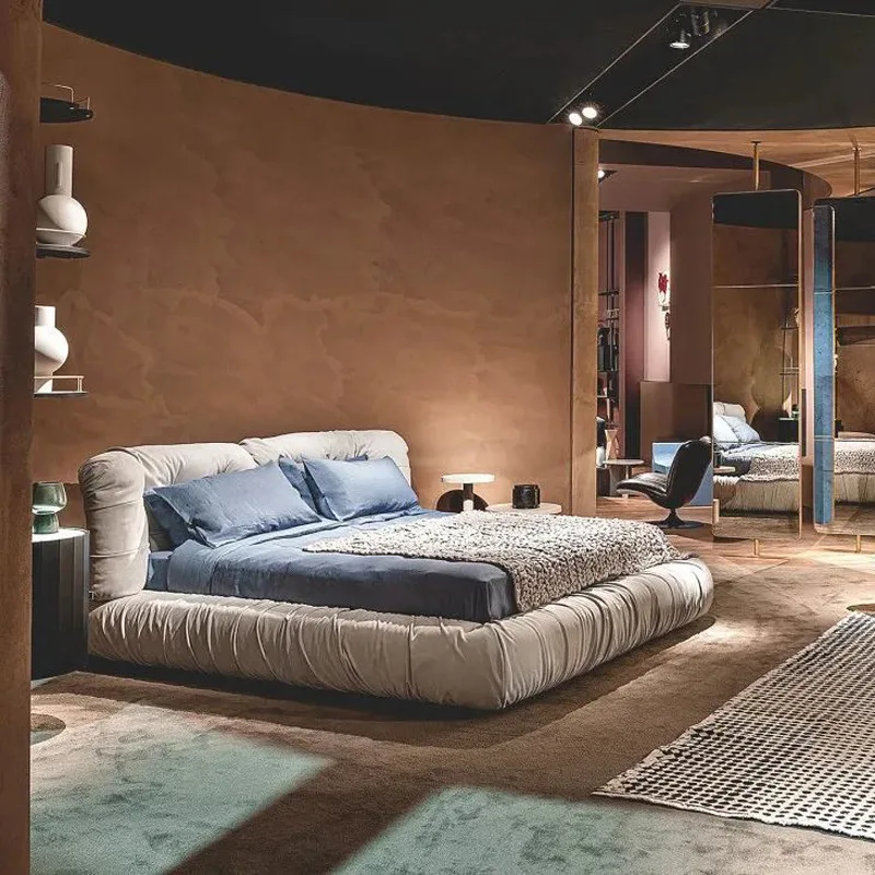 Nordic light luxury style cream style master bedroom 1.8 meters cloud comfort bedroom solid wood double bed
Nordic light luxury style cream style master bedroom 1.8 meters cloud comfort bedroom solid wood double bed