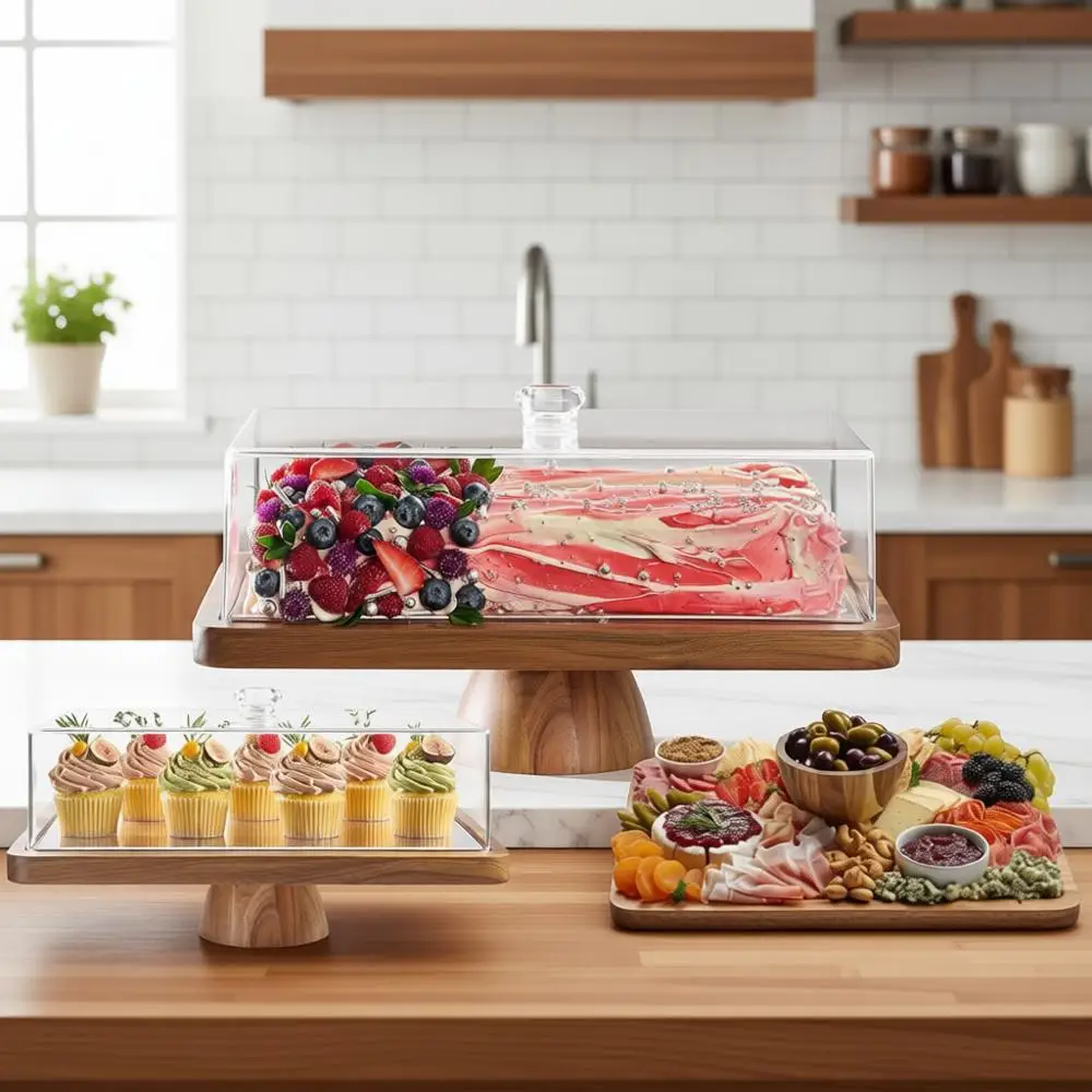 Подставка для торта в форме сердца из акации с акриловой крышкой — доска 2-в-1 для десертов и закусок ко Дню святого Валентина
Подставка для торта в форме сердца из акации с акриловой крышкой — доска 2-в-1 для десертов и закусок ко Дню святого Валентина