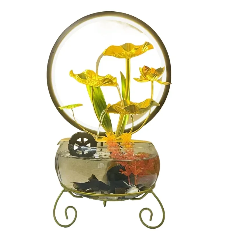 *Small fish tank ornament fountain office living room circulating water ornament
*Small fish tank ornament fountain office living room circulating water ornament