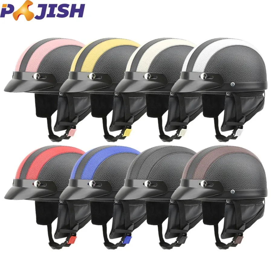 1PC Motorcycle Universal Accessories Detachable Half Face Safety Vintage Adult Helmet Classic Helmet Motorcycle Retro
1PC Motorcycle Universal Accessories Detachable Half Face Safety Vintage Adult Helmet Classic Helmet Motorcycle Retro