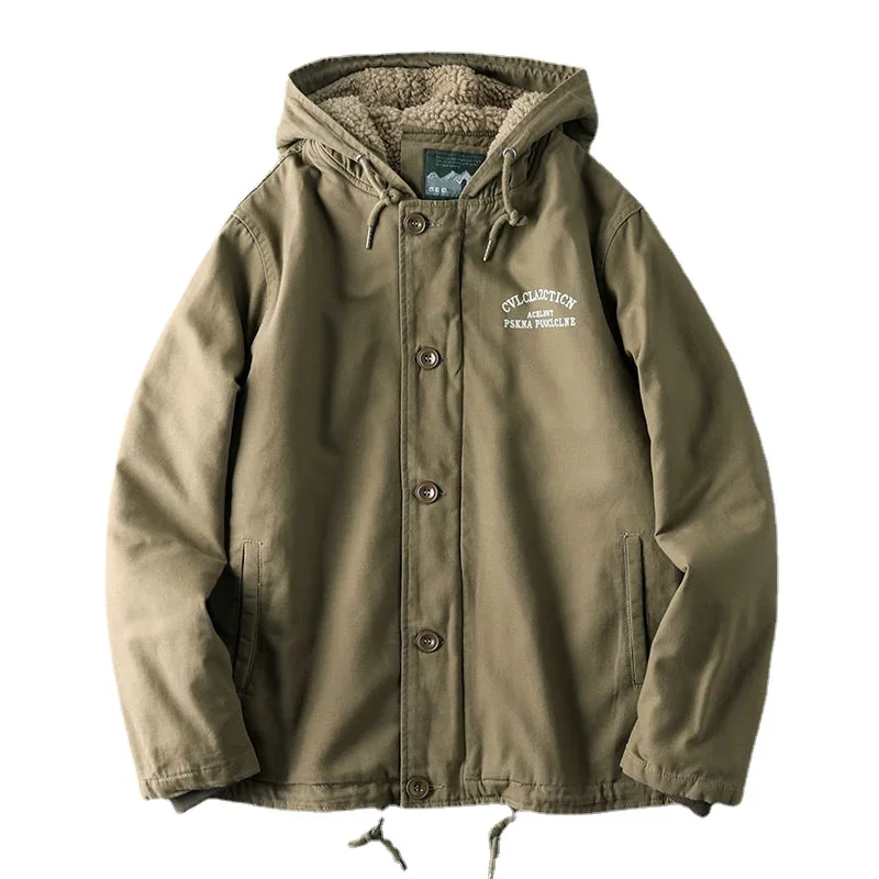 Y2K Men Hooded Winter Coats Fleece Down Jackets Wool Liner Warm Parkas Good Quality Male Casual Outwear Winter Clothes Size 5XL
Y2K Men Hooded Winter Coats Fleece Down Jackets Wool Liner Warm Parkas Good Quality Male Casual Outwear Winter Clothes Size 5XL