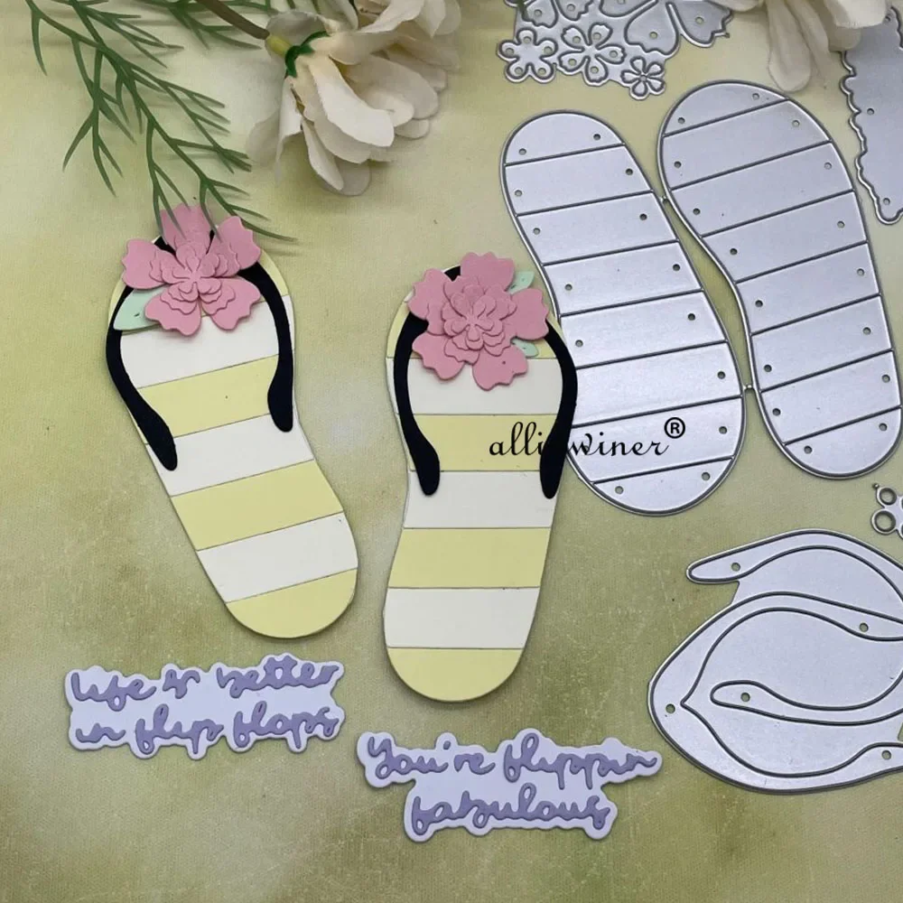 Flower letter slippers Metal Cutting Dies Stencils For DIY Scrapbooking Decorative Embossing Handcraft Die Cutting Template
Flower letter slippers Metal Cutting Dies Stencils For DIY Scrapbooking Decorative Embossing Handcraft Die Cutting Template