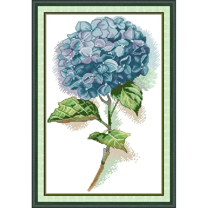 Maydear Cross Stitch Kit, 11CT/14CT/16CT/9CT Aida Fabric,DMC Threads Sewing Pattern Embroidery Set-Blue Hydrangea
Maydear Cross Stitch Kit, 11CT/14CT/16CT/9CT Aida Fabric,DMC Threads Sewing Pattern Embroidery Set-Blue Hydrangea
