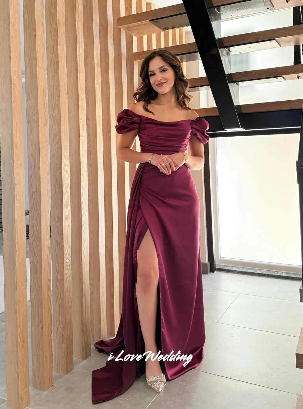 Burgundy Strapless Evening Dresses 2025 Off Shoulder Backless Mermaid Side Split Floor-Length Pleated Party Dresses Customized
Burgundy Strapless Evening Dresses 2025 Off Shoulder Backless Mermaid Side Split Floor-Length Pleated Party Dresses Customized