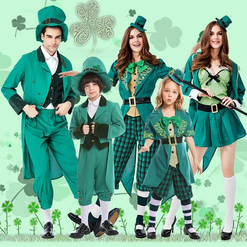 Halloween Fairy Parent-Child Costume Green Fairy Stage Performance Suit Children's Dress up Irish Fairy Family Outfit Polyester
Halloween Fairy Parent-Child Costume Green Fairy Stage Performance Suit Children's Dress up Irish Fairy Family Outfit Polyester