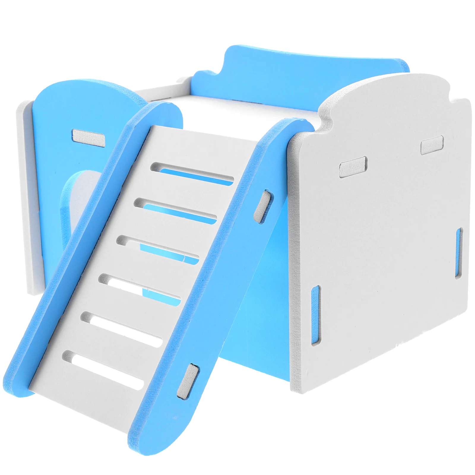 1pc Wooden Hamster House Sky-blue Stair Pet Living Hut Molar Nest Mouse Hut Pet House Security Space Rest Area Wooden
1pc Wooden Hamster House Sky-blue Stair Pet Living Hut Molar Nest Mouse Hut Pet House Security Space Rest Area Wooden