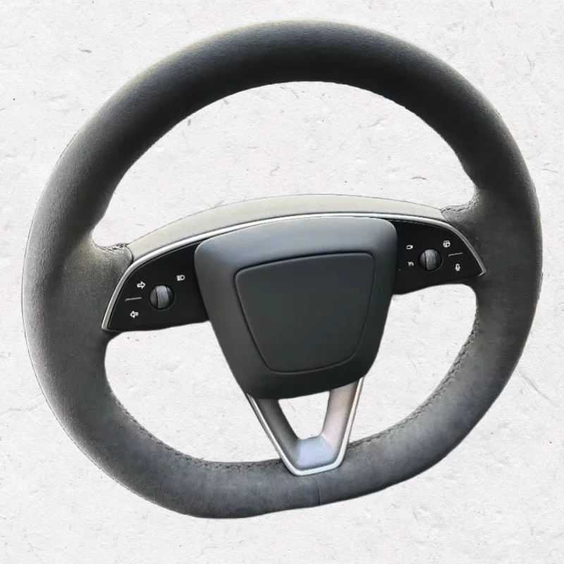 Чехол на руль автомобиля на заказ, дышащая замшевая кожа для новейшей Tesla Model 3, оплетка на руль Highland, автомобильный аксессуар
Чехол на руль автомобиля на заказ, дышащая замшевая кожа для новейшей Tesla Model 3, оплетка на руль Highland, автомобильный аксессуар