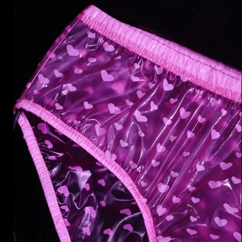 Men Sexy PVC Plastic Panties Women Transparent Soft Glossy Silent Mid Waist Briefs ABDL Waterproof Couple Erotic Underwear
Men Sexy PVC Plastic Panties Women Transparent Soft Glossy Silent Mid Waist Briefs ABDL Waterproof Couple Erotic Underwear