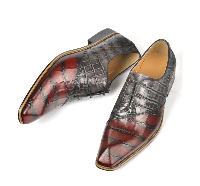 2022 NEW STYLE GENUINE LEATHER MEN'S SHOES FASHION CROCODILE SKIN OXFORDS DRESS SHOES GROOMS WEDDING SHOES BUSINESS WEAR BLACK
2022 NEW STYLE GENUINE LEATHER MEN'S SHOES FASHION CROCODILE SKIN OXFORDS DRESS SHOES GROOMS WEDDING SHOES BUSINESS WEAR BLACK