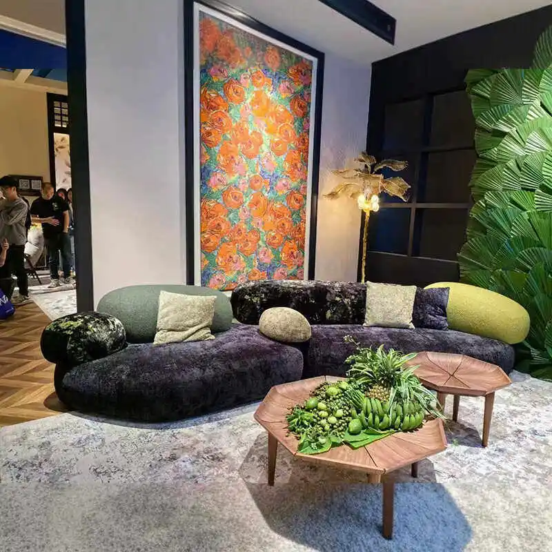 Fabric Italian Minimalist Sofas Living Room Large Designer Module Couch Puffs Sectionals Accent Woonkamerbanken Furniture
Fabric Italian Minimalist Sofas Living Room Large Designer Module Couch Puffs Sectionals Accent Woonkamerbanken Furniture