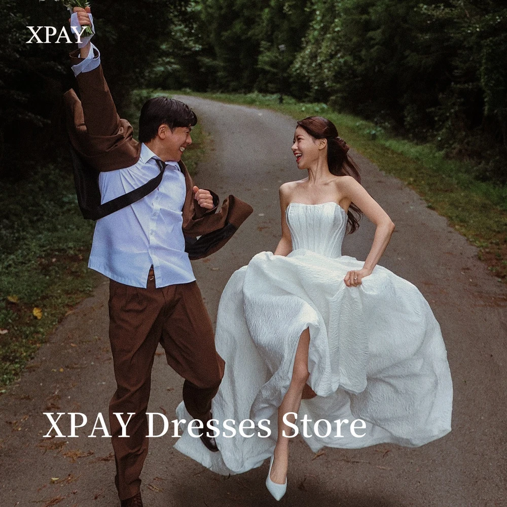 XPAY Современные свадебные платья трапециевидной формы без бретелек Корейская фотосессия без бретелек уникальные тканые платья невесты с корсетом сзади по индивидуальному заказу 2025
XPAY Современные свадебные платья трапециевидной формы без бретелек Корейская фотосессия без бретелек уникальные тканые платья невесты с корсетом сзади по индивидуальному заказу 2025