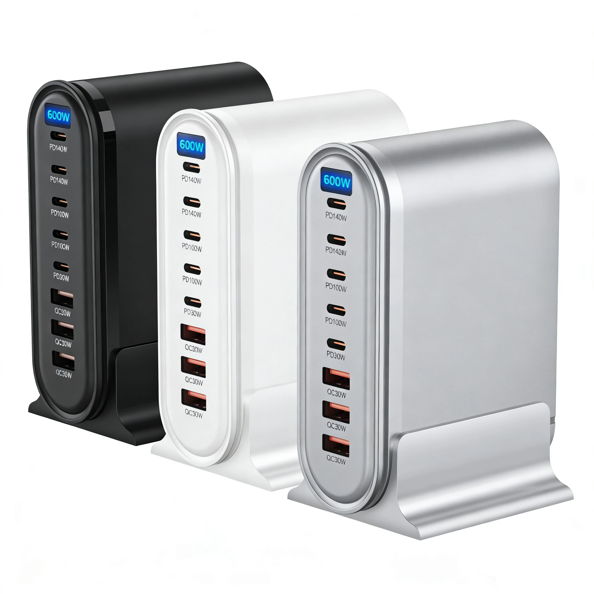 600W GaN Charger USB C PD3.0 QC3.0 Multi-ports Desktop Fast Charging Station For Laptop iPhone16 17 Samsung Macbook Pro Table
600W GaN Charger USB C PD3.0 QC3.0 Multi-ports Desktop Fast Charging Station For Laptop iPhone16 17 Samsung Macbook Pro Table