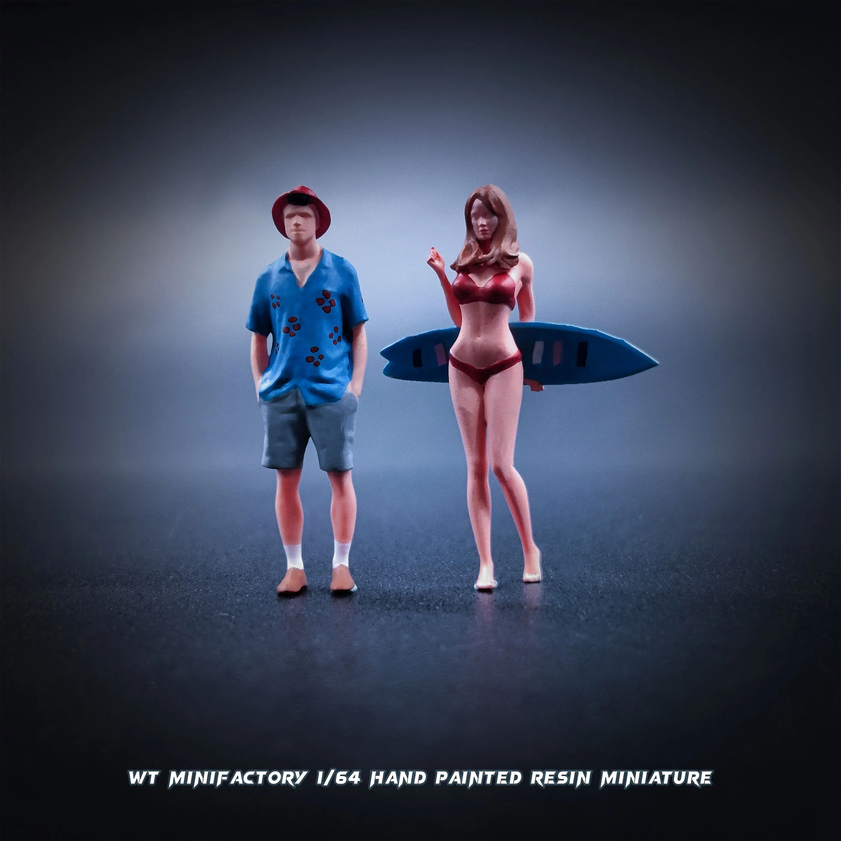 WT 1/64 Scale Figurines Model Beach Couple Duo Collection Miniature Hand-painted
WT 1/64 Scale Figurines Model Beach Couple Duo Collection Miniature Hand-painted