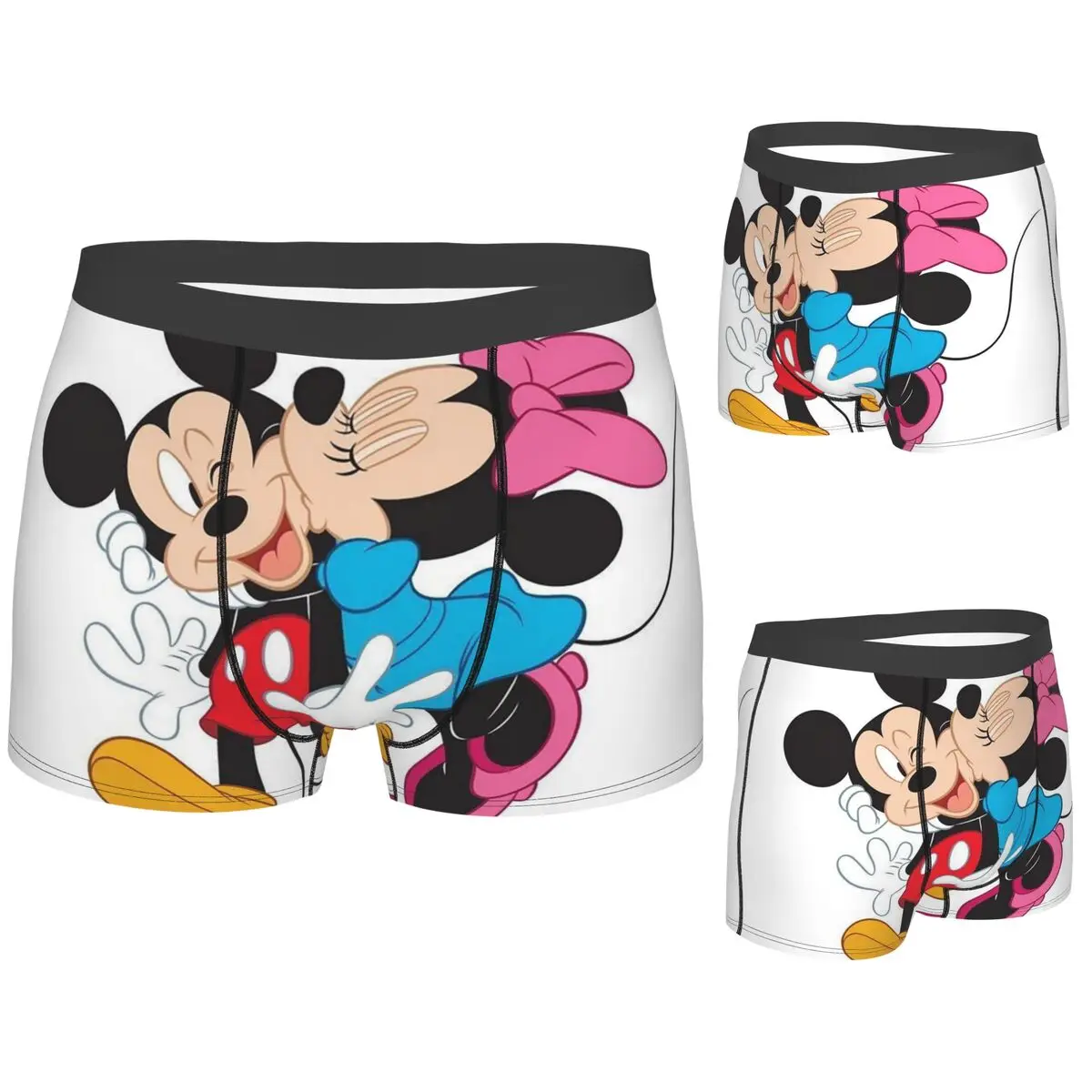 Boxer Underpants Shorts Mickey Minnie Mouse Cartoon Panties Male Comfortable Underwear for Homme Man Boyfriend Gift 
Boxer Underpants Shorts Mickey Minnie Mouse Cartoon Panties Male Comfortable Underwear for Homme Man Boyfriend Gift