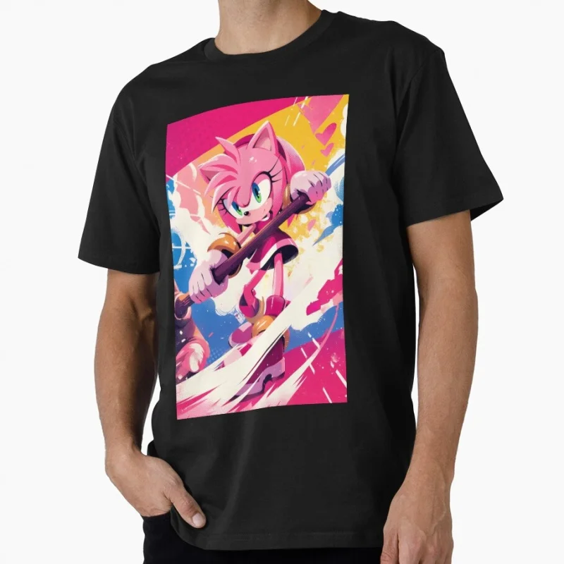 Amy Rose Hammer Swing Sonic Shadow the Hedgehog Gift t shirt for Anime lover Short Sleeve Graphic Tee Y2K clothes All size Tops
Amy Rose Hammer Swing Sonic Shadow the Hedgehog Gift t shirt for Anime lover Short Sleeve Graphic Tee Y2K clothes All size Tops