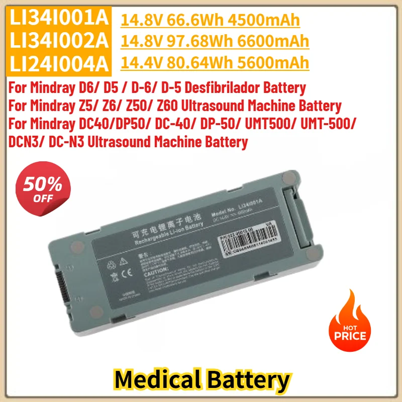 LI34I001A LI34I002A LI24I004A High Quality Battery For Mindray D5 D6 D-6 D-5 Z5 Z6 Z50 Z60 DC40 DP50 Ultrasound Machine Battery
LI34I001A LI34I002A LI24I004A High Quality Battery For Mindray D5 D6 D-6 D-5 Z5 Z6 Z50 Z60 DC40 DP50 Ultrasound Machine Battery