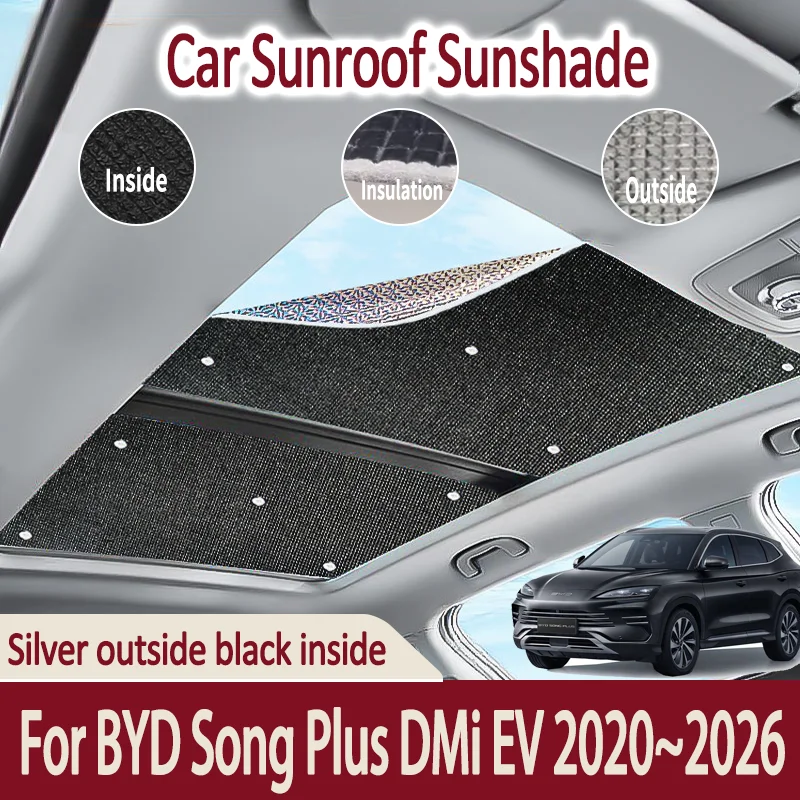 Автомобильные солнцезащитные козырьки на крыше для BYD Song Plus DMi EV SA3 2020 ~ 2026, солнцезащитный крем на крыше с автоматическим люком, теплоизоляция, аксессуары с защитой от УФ-лучей
Автомобильные солнцезащитные козырьки на крыше для BYD Song Plus DMi EV SA3 2020 ~ 2026, солнцезащитный крем на крыше с автоматическим люком, теплоизоляция, аксессуары с защитой от УФ-лучей