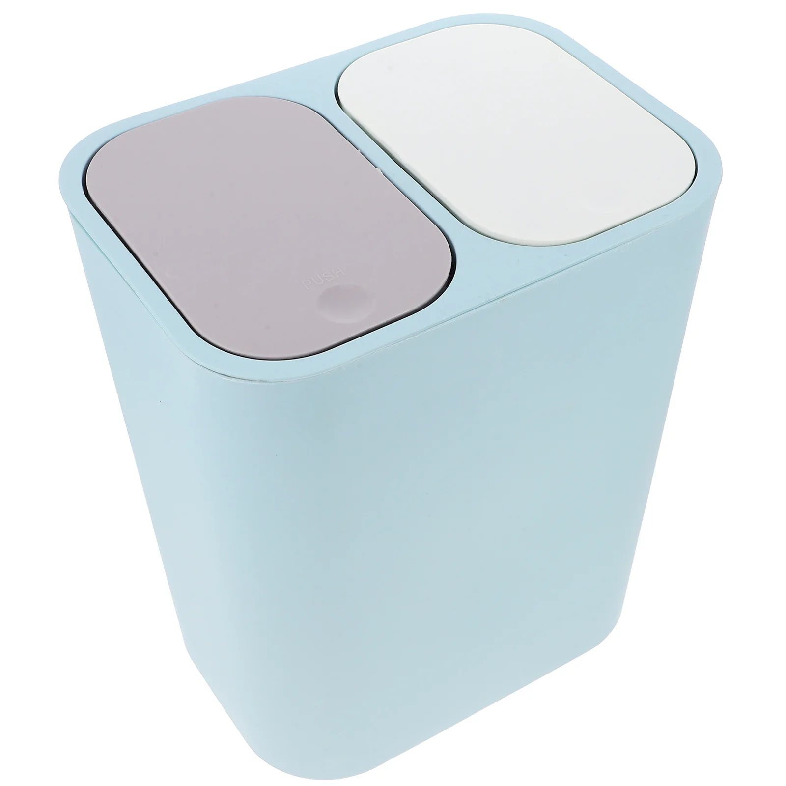 2 Compartments Dry Wet Separation Trash Can Plastic Dual Kitchen Bin Lidded Garbage Bucket For Home Bathroom Study Use
2 Compartments Dry Wet Separation Trash Can Plastic Dual Kitchen Bin Lidded Garbage Bucket For Home Bathroom Study Use