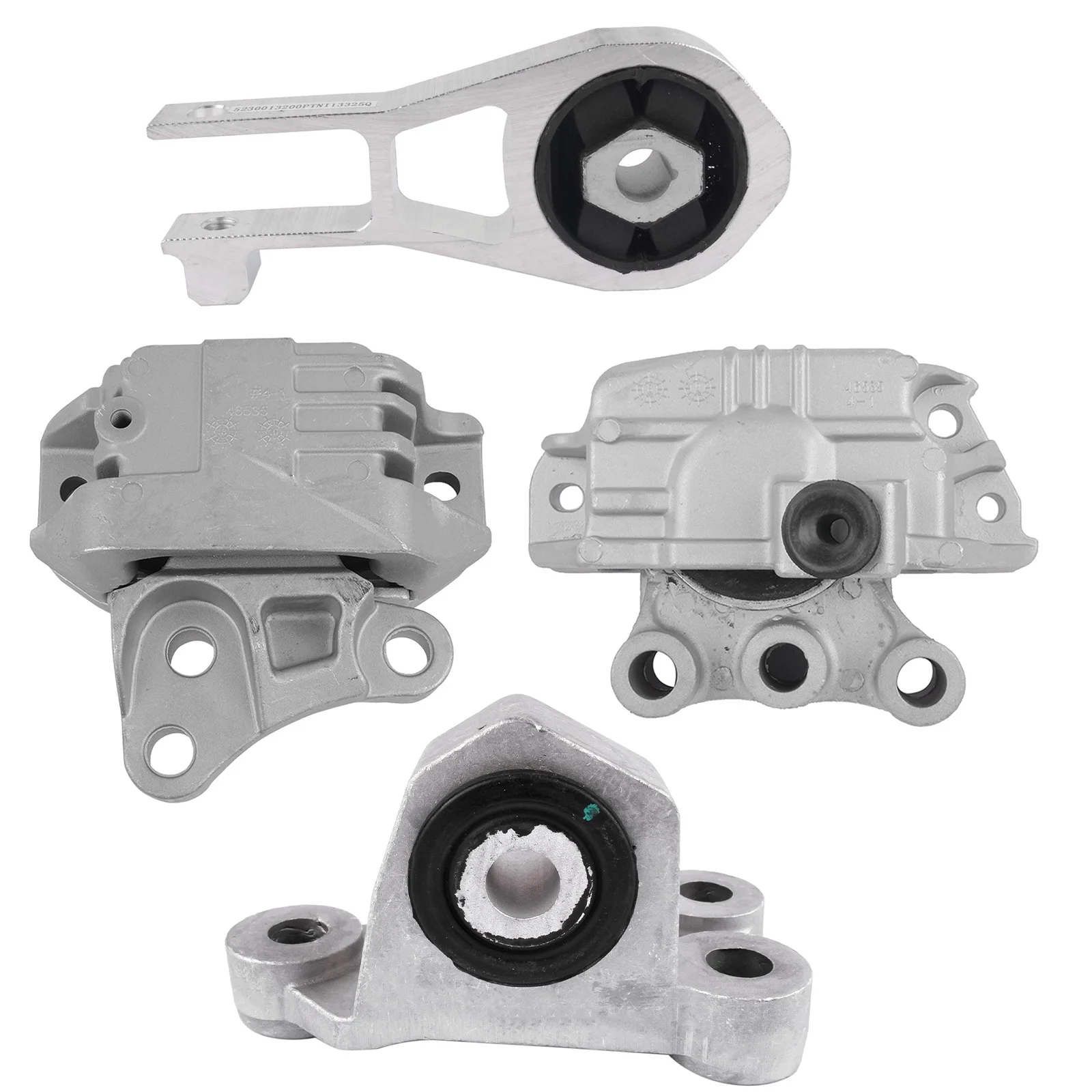 AP01 4Pcs Engine Mounts & Transmission Mount Set For 2015-2017 Jeep Renegade L4 2.4L
AP01 4Pcs Engine Mounts & Transmission Mount Set For 2015-2017 Jeep Renegade L4 2.4L