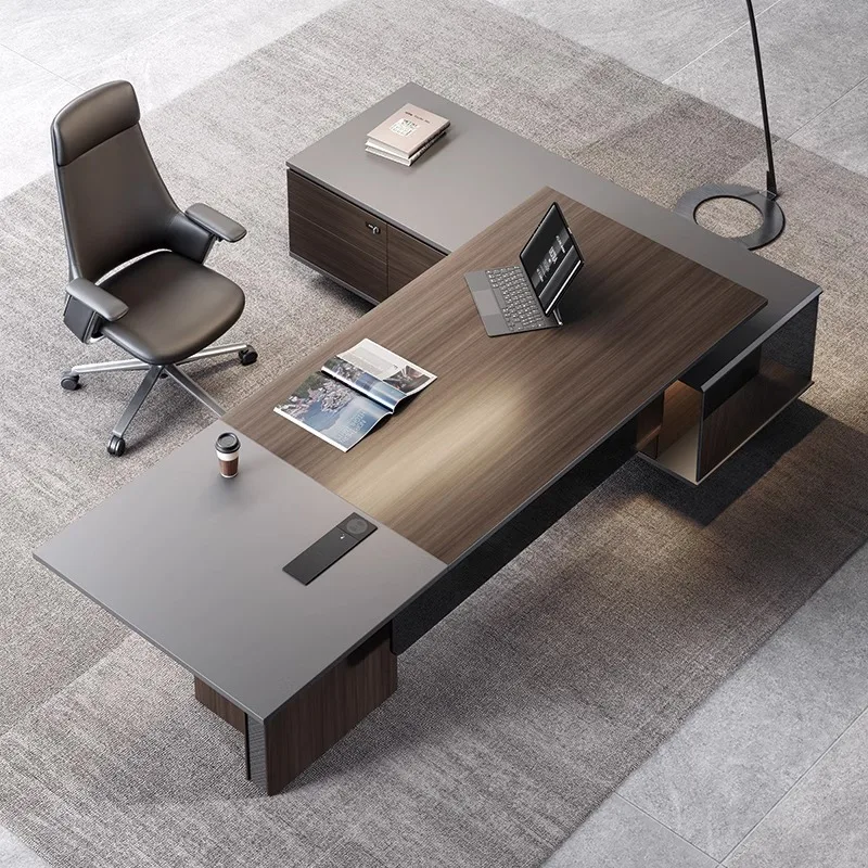Boss Desk President Chairperson Desk Senior Sense Head Manager Office Desk and Chair Combination
Boss Desk President Chairperson Desk Senior Sense Head Manager Office Desk and Chair Combination