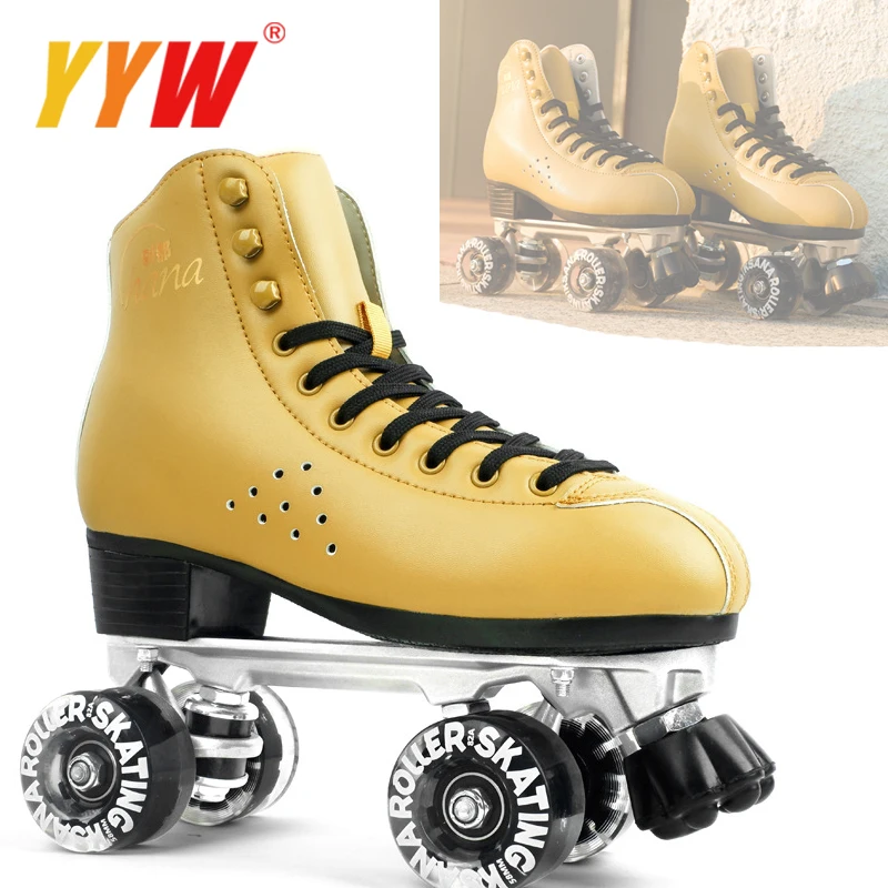 Double-Row Aluminum Alloy Roller Skates Ultra-Leather Foot Protection Four-Wheel Inline Skates Rubber Sports Wheels Shoes
Double-Row Aluminum Alloy Roller Skates Ultra-Leather Foot Protection Four-Wheel Inline Skates Rubber Sports Wheels Shoes