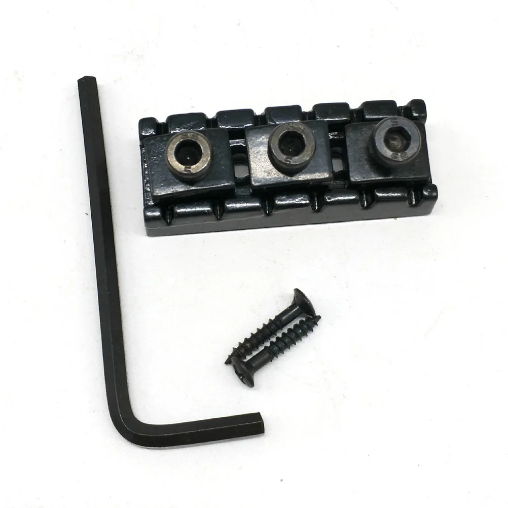 Guitar Bridge Locking Nut Double Lock System Black Tone String Lock for Electric Guitar Tremolo Height Adjustment
Guitar Bridge Locking Nut Double Lock System Black Tone String Lock for Electric Guitar Tremolo Height Adjustment