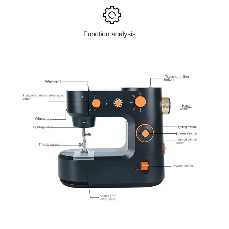 Upgrade Sewing Machine 398 New Mini Home Small Seaming Machine Multi-function Eat Thick Sewing Electric Sewing Machine
Upgrade Sewing Machine 398 New Mini Home Small Seaming Machine Multi-function Eat Thick Sewing Electric Sewing Machine