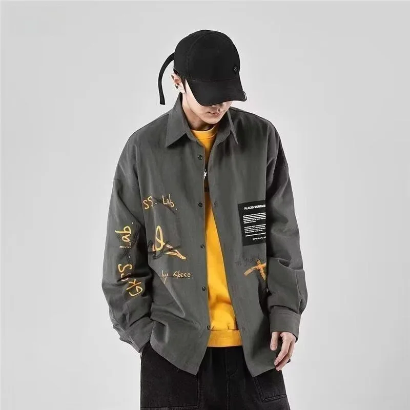 New Men's Casual Loose irt Spring Faionable Versatile Outerwear Stand Fit Long Sve Ice Sensation Stand Thin
New Men's Casual Loose irt Spring Faionable Versatile Outerwear Stand Fit Long Sve Ice Sensation Stand Thin