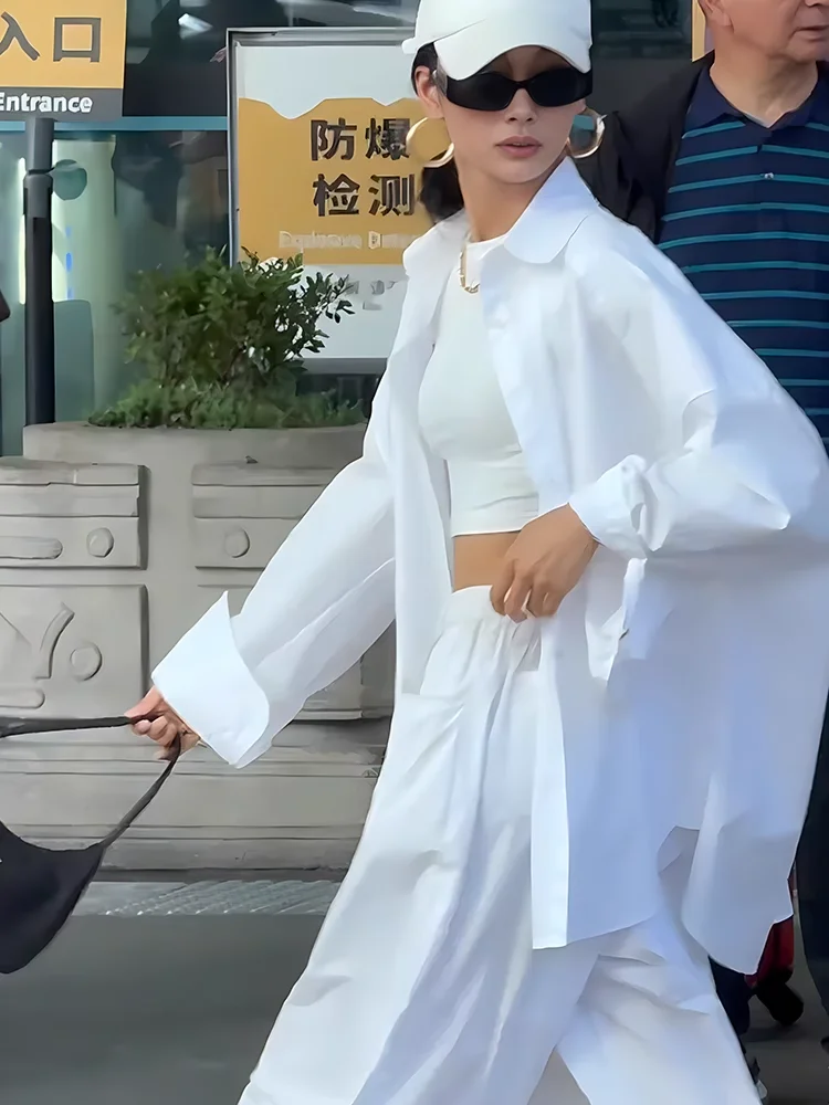 Women Shirt Sunscreen Shirt Spring Summer Loose and Casual, Medium To Long, White Shirt, Thin Jacket
Women Shirt Sunscreen Shirt Spring Summer Loose and Casual, Medium To Long, White Shirt, Thin Jacket
