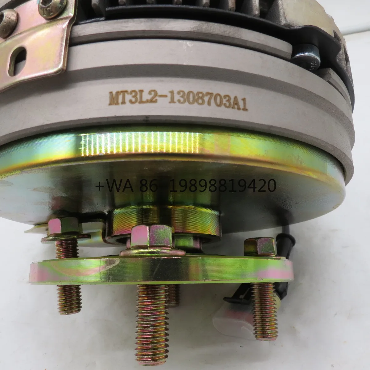 Муфта вентилятора автозапчастей MT3L2-1308703A1 Хорошие продажи грузовиков и автомобилей
Муфта вентилятора автозапчастей MT3L2-1308703A1 Хорошие продажи грузовиков и автомобилей