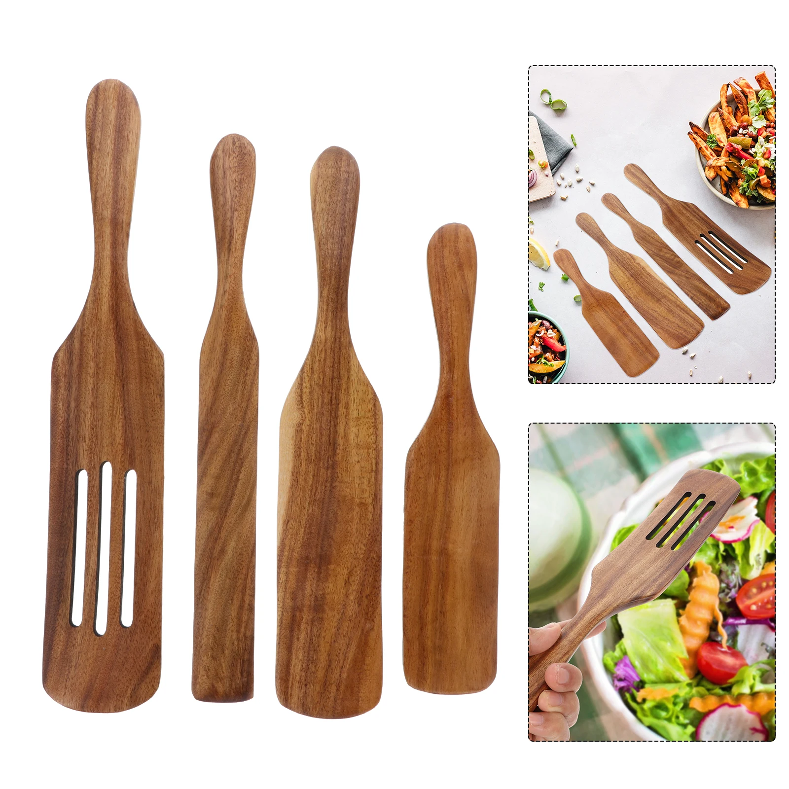 Spatula Set Kitchen Utensils Non Stick Cooking Tools Tableware Travel Wood Wooden Untelis Wok 
Spatula Set Kitchen Utensils Non Stick Cooking Tools Tableware Travel Wood Wooden Untelis Wok