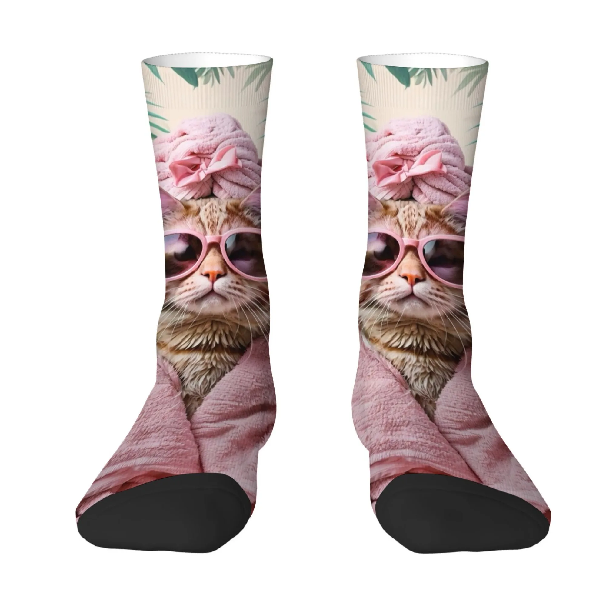 SPA Cat Themed Socks Non-Slip Stretchy Breathable Men's Casual Travel Running Basketball Socks Funny Cute Novelty Holiday Gift
SPA Cat Themed Socks Non-Slip Stretchy Breathable Men's Casual Travel Running Basketball Socks Funny Cute Novelty Holiday Gift