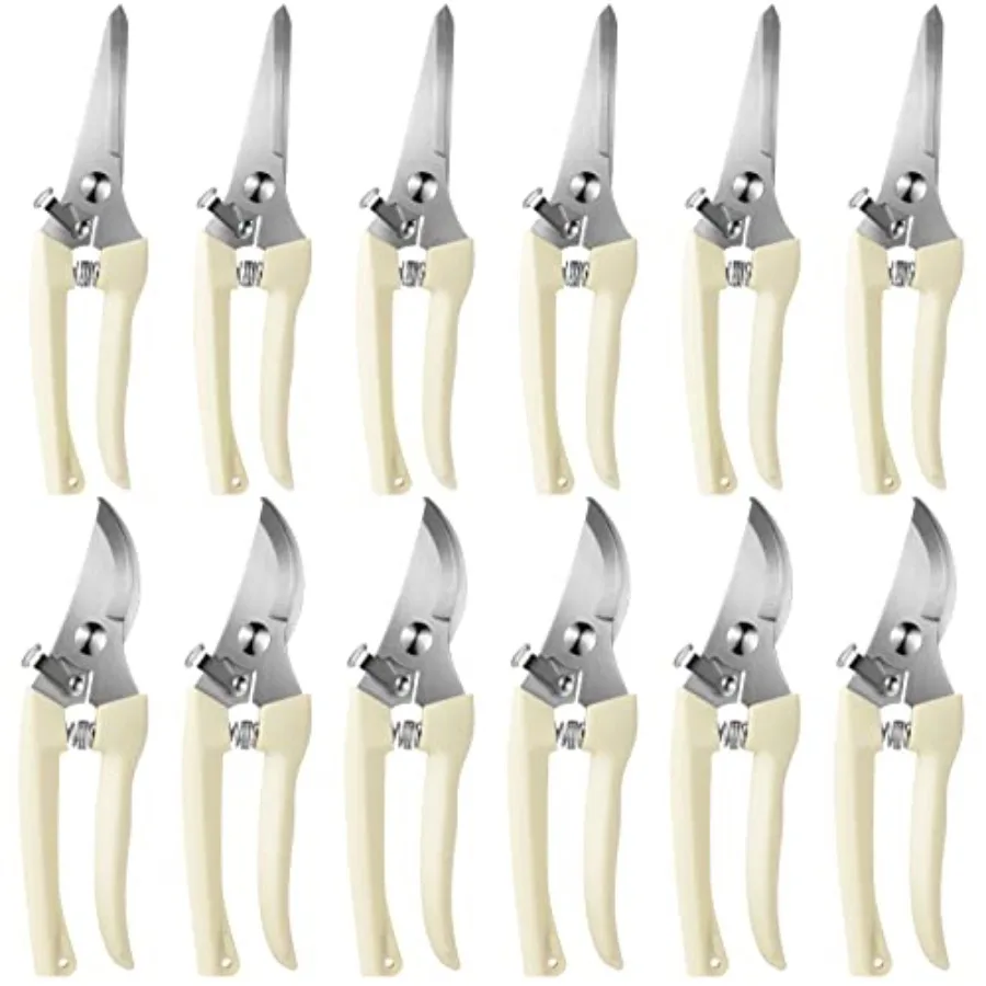 12 Pcs Garden Shears Flower Scissors Pruning Shears Floral Garden Clippers Hand Pruners Branch Cutter Gardening Tools for Plant
12 Pcs Garden Shears Flower Scissors Pruning Shears Floral Garden Clippers Hand Pruners Branch Cutter Gardening Tools for Plant