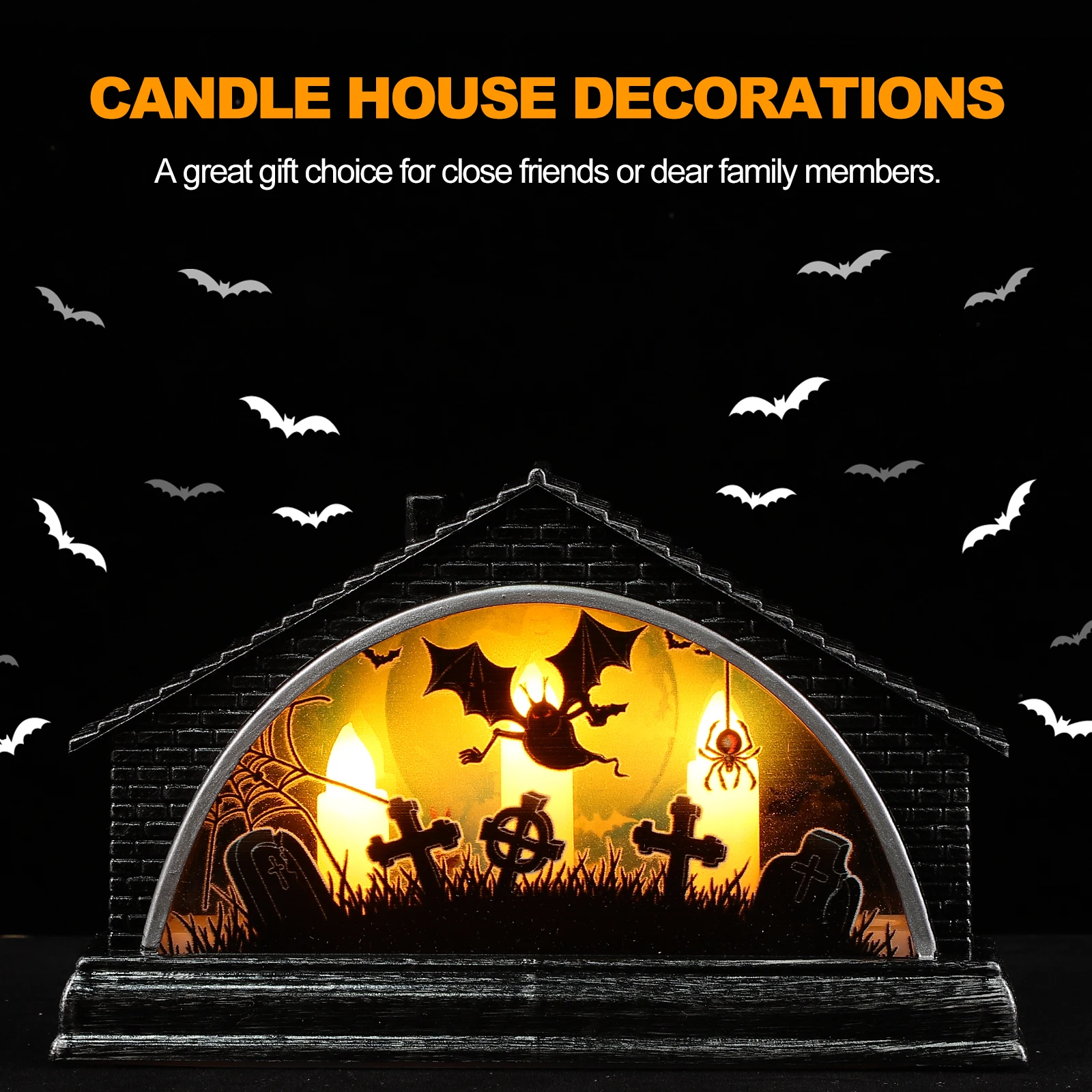 1pc Retro LED Small House Decoration Pumpkin Style Halloween Props Durable Material Home LED Candles
1pc Retro LED Small House Decoration Pumpkin Style Halloween Props Durable Material Home LED Candles