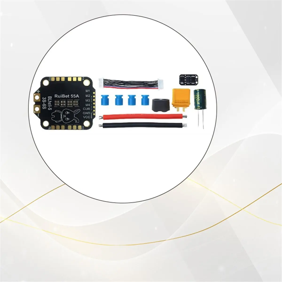(A30I) 55A 4in1 ESC 3-6S BLHELI_S Firmware with Ammeter for RC FPV Freestyle Drones Parts
(A30I) 55A 4in1 ESC 3-6S BLHELI_S Firmware with Ammeter for RC FPV Freestyle Drones Parts
