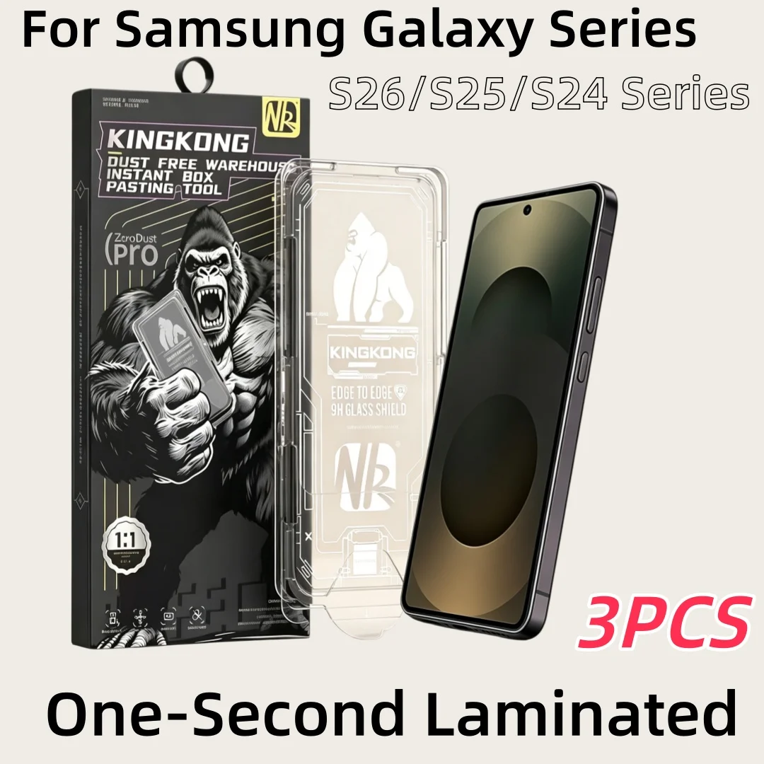 3Pcs For Galaxy S26 Ultra S26Plus S25 S24 S23 S22 Plus Edge Tempered Glass Screen Protector 9H DUST-FREE Mobile Accessories
3Pcs For Galaxy S26 Ultra S26Plus S25 S24 S23 S22 Plus Edge Tempered Glass Screen Protector 9H DUST-FREE Mobile Accessories