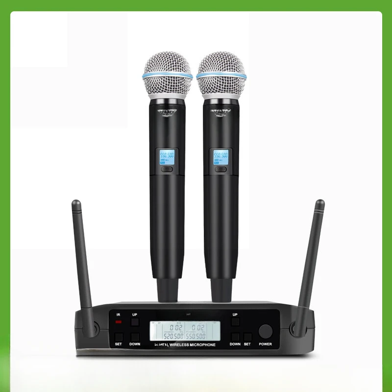 Беспроводной профессиональный УВЧ-микрофон, ручной микрофон для сцены, речи, свадьбы, шоу, дома
Беспроводной профессиональный УВЧ-микрофон, ручной микрофон для сцены, речи, свадьбы, шоу, дома