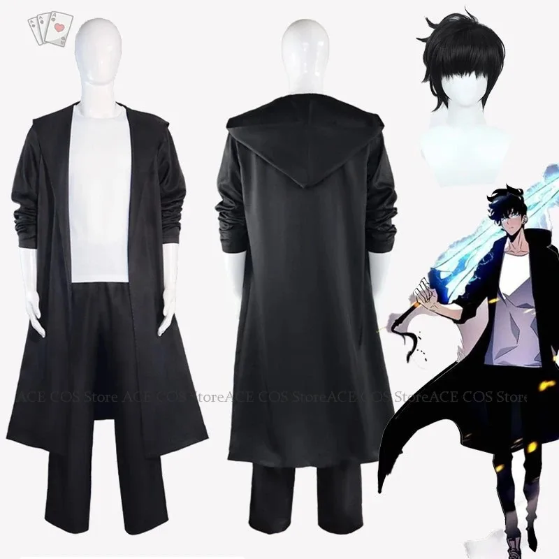 New Anime Knight Killer Sung Jin-woo Cos Solo Sung Jinwoo Leveling Cosplay Costume Wig Shun Mizushino Trench C Cosplay Ani
New Anime Knight Killer Sung Jin-woo Cos Solo Sung Jinwoo Leveling Cosplay Costume Wig Shun Mizushino Trench C Cosplay Ani
