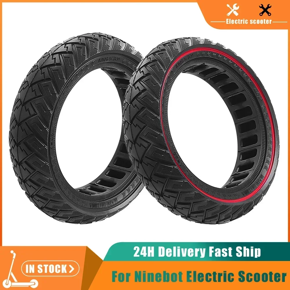 60/65-6.9 Off-road Solid Tires Wear-resistant for Ninebot Max G2 Electric Scooter G65 10inch Puncture Proof Tubeless Tyre
60/65-6.9 Off-road Solid Tires Wear-resistant for Ninebot Max G2 Electric Scooter G65 10inch Puncture Proof Tubeless Tyre