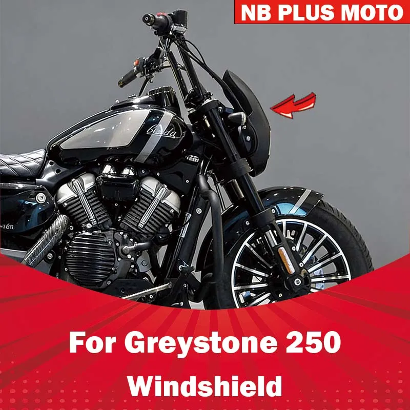 【Premium】For Greystone 250 retro front windshield, pig head cover, modified spoiler decoration, front windshield ABS installed w
【Premium】For Greystone 250 retro front windshield, pig head cover, modified spoiler decoration, front windshield ABS installed w