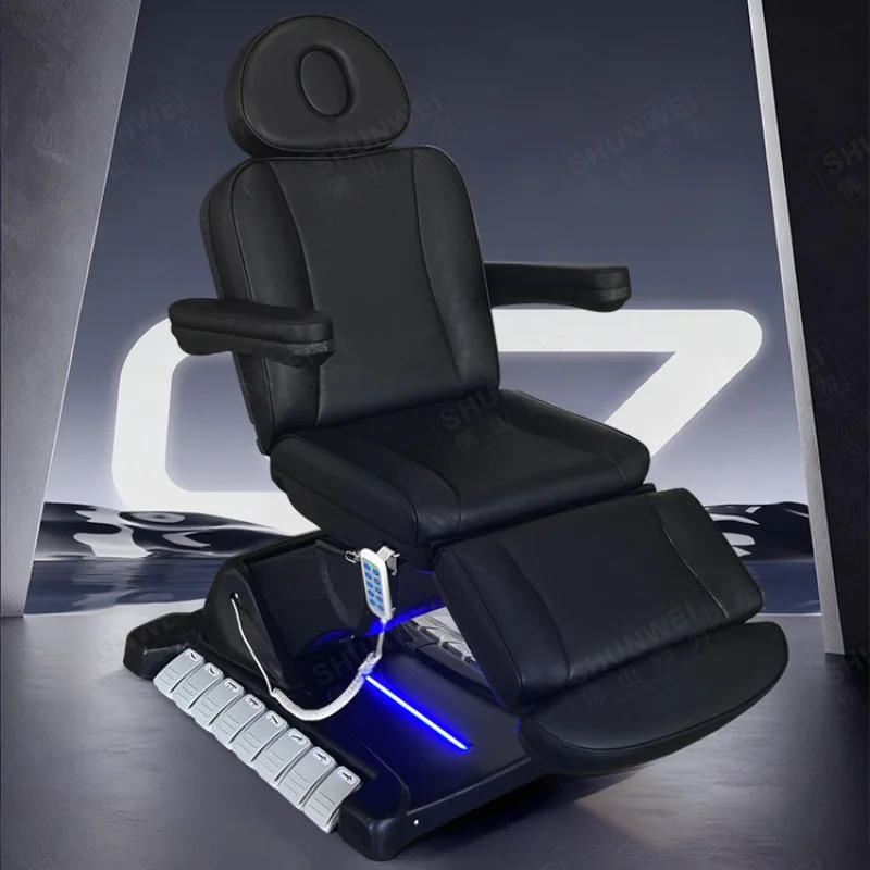 Black Simple Massage Table Aesthetic Auxiliary Fashion Light Luxury Massage Table Commercial Furniture Einen Massagewagen YS40CC
Black Simple Massage Table Aesthetic Auxiliary Fashion Light Luxury Massage Table Commercial Furniture Einen Massagewagen YS40CC