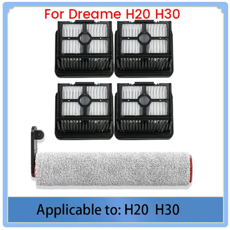 Сменные детали для пылесоса Dreame H20 H30, Сменные запасные части, скребок для пола, роликовая щетка, Hepa фильтр
Сменные детали для пылесоса Dreame H20 H30, Сменные запасные части, скребок для пола, роликовая щетка, Hepa фильтр