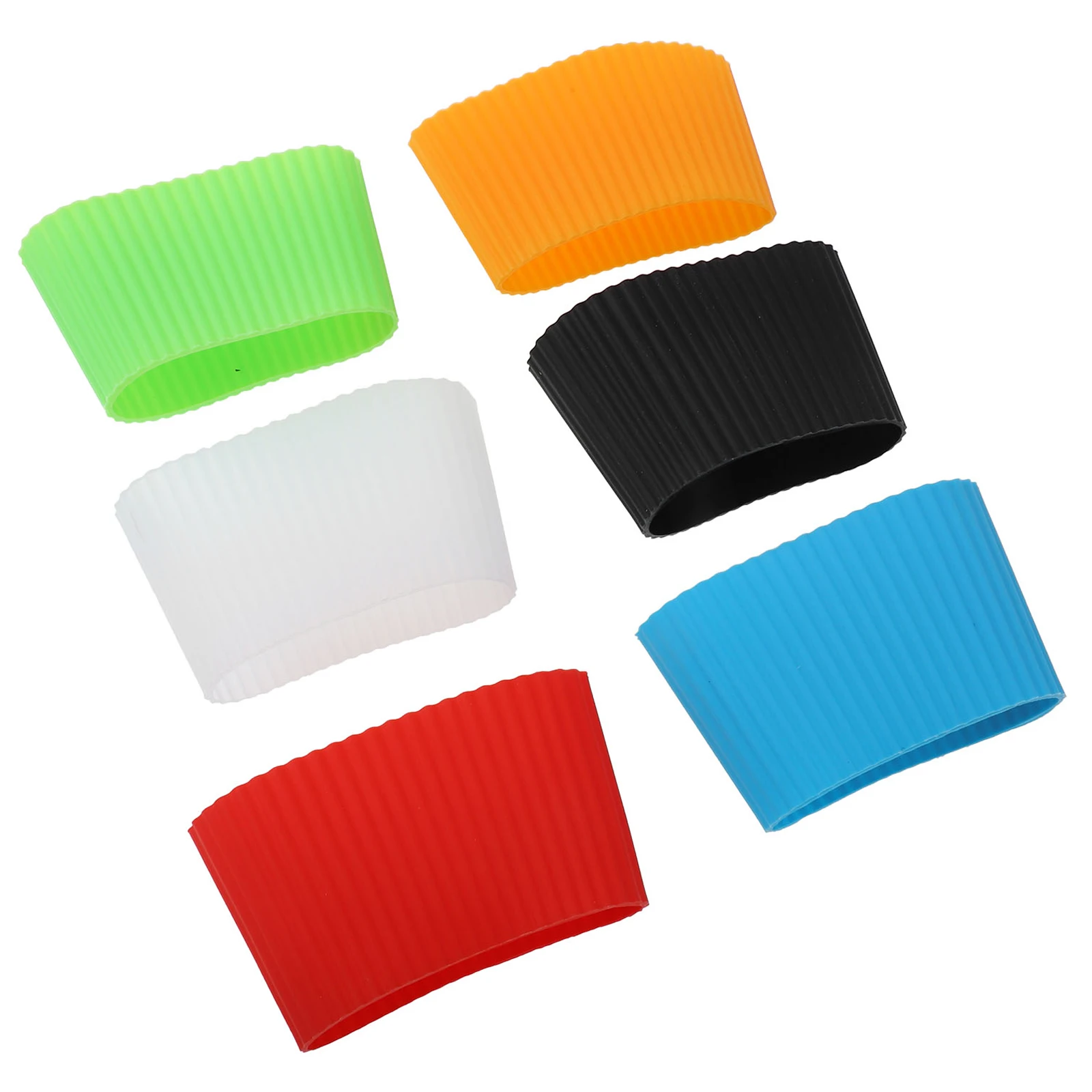 6pcs Silicone Glass Cup Sleeve Heat Insulated Anti-Scald Cover Non-Slip Durable For Ceramic Water Cup Bottle Kitchen Bar
6pcs Silicone Glass Cup Sleeve Heat Insulated Anti-Scald Cover Non-Slip Durable For Ceramic Water Cup Bottle Kitchen Bar