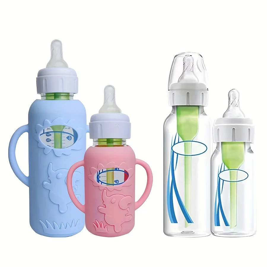 New Elephant 4oz/120ml Narrow-neck Bottle Silicone Handle Sleeve - Durable, Perfect for Milk Bottle, Juice or Water Bottle
New Elephant 4oz/120ml Narrow-neck Bottle Silicone Handle Sleeve - Durable, Perfect for Milk Bottle, Juice or Water Bottle