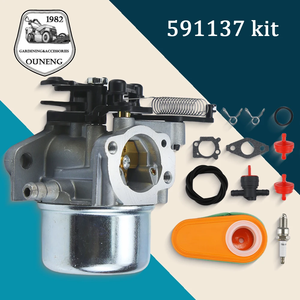 Lawn Mower Carburetor Carb kit 796608 for Briggs Stratton 591137 590948 591137 593599 595390 799248 799154
Lawn Mower Carburetor Carb kit 796608 for Briggs Stratton 591137 590948 591137 593599 595390 799248 799154