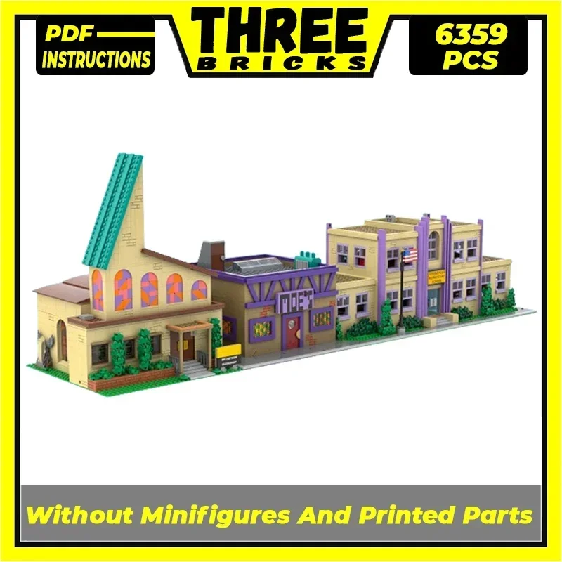 City Street View Model Moc Building Bricks Springfield Architecture Technology Modular Block Gift Christmas Toy DIY Set Assembly
City Street View Model Moc Building Bricks Springfield Architecture Technology Modular Block Gift Christmas Toy DIY Set Assembly