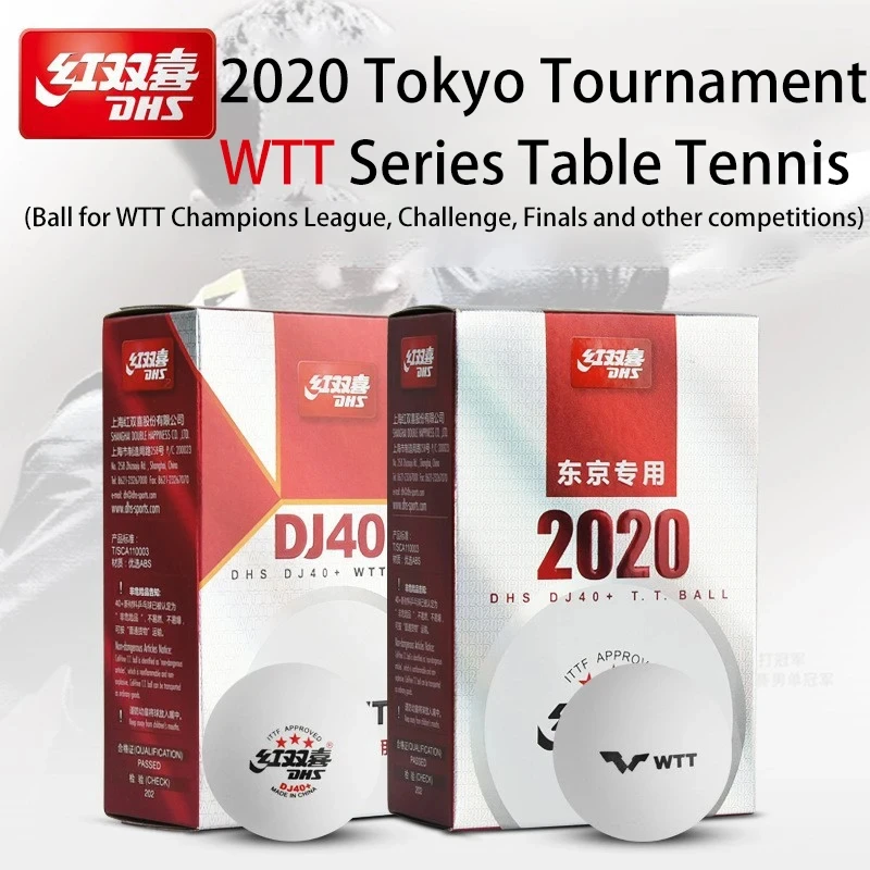 DHS DJ40+ WTT Ping Pong Balls 3 Stars 40+ ABS New Material Seamed Table Tennis Balls for WTT Competition ITTF Standard 6PCS/Box
DHS DJ40+ WTT Ping Pong Balls 3 Stars 40+ ABS New Material Seamed Table Tennis Balls for WTT Competition ITTF Standard 6PCS/Box